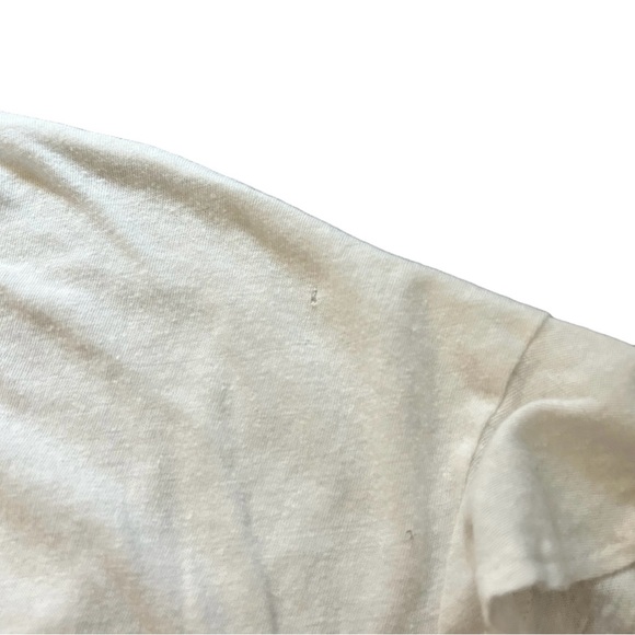 The Pants Store White Short Sleeve Drawstring Crop Top with Bows - Picture 3 of 5